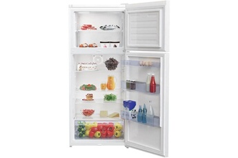 Beko Réfrigérateur 1 porte rdse450k30wn - réfrigérateur double pose libre 379l (280+99l) froid brassé l70x h170,5cm blanc