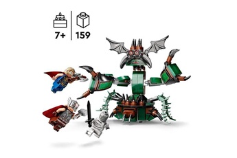 Autres jeux de construction Lego Lego 76207 marvel attaque sur le nouvel asgard, avec figurines de thor des avengers et son marteau, pour enfants de 7 ans et plu
