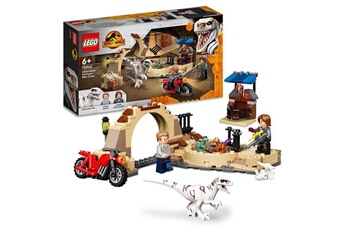 Autres jeux de construction Lego Lego 76945 jurassic world la poursuite en moto de l'atrociraptor, dinosaures, 2 bébés dinos et minifigurines