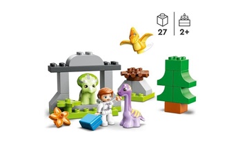 Autres jeux de construction Lego Lego 10938 duplo la nurserie des dinosaures jouet avec figurines des 2 ans, tricératops, ptéranodon et brachiosaure, idée cad