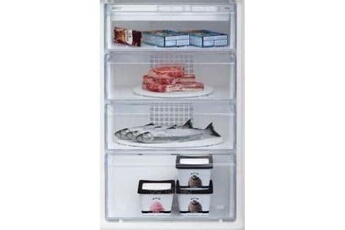Beko Réfrigérateur 1 porte bcsa269k30n réfrigérateur encastable congélateur bas - 265 l (163 + 102) froid statique