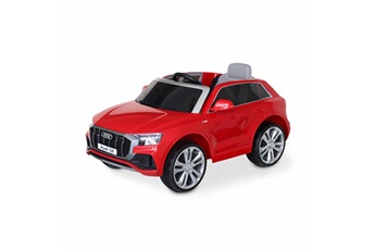Véhicule électrique pour enfant Alice's Garden Audi q8 rouge voiture électrique 12v. 1 place. 4x4 pour enfants avec autoradio et télécommande