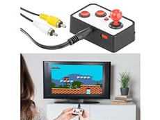 Console rétrogaming GENERIQUE MGT Mobile Games Technology : Console de jeux rétro 16 bits avec 240 jeux et connexion TV