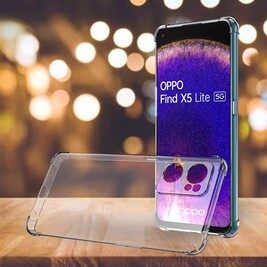 Housse gel TPU silicone antichoc Oppo Find X5 + protection verre trempé Housse gel TPU silicone antichoc Oppo Find X5 + protection verre trempé
