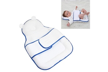 Matelas bébé Wewoo Lit de couchage pour bébé multifonctionnel d'oreiller matelas tapis de voyage portable bleu