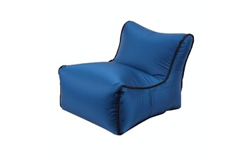 Fauteuil et pouf enfant Wewoo Mini sièges gonflables imperméables pour bébé coussin de siège de sac de haricots de sofachair furniture bleu marine