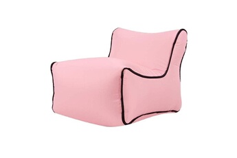 Fauteuil et pouf enfant Wewoo Mini sièges gonflables imperméables pour bébé coussin de siège de sac de haricots de sofachair furniture rose
