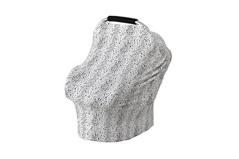 Accessoires poussettes Wewoo Couverture de poussette de coussin de siège de sécurité de serviette d'allaitement en coton multifonctionnelle (taches noires)