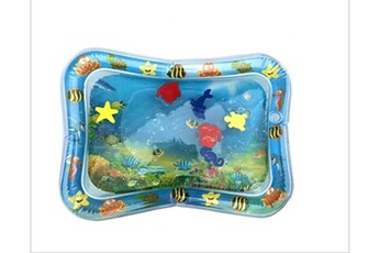 Autres jeux d'éveil Wewoo 3 pcs bébé eau gonflable d'aquarium jouant coussin tapis de jouet prostrate bleu clair 66 * 50 cm