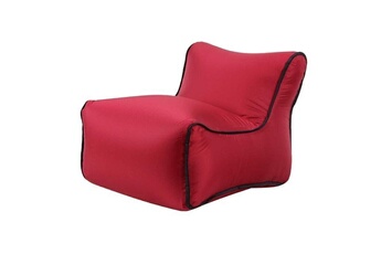 Fauteuil et pouf enfant Wewoo Mini sièges gonflables imperméables de bébé coussin de siège de sac de haricot de sofachair furniture rouge de vin