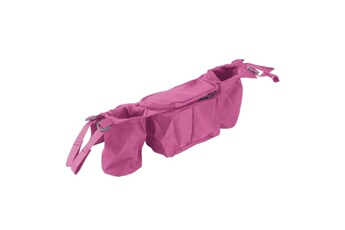 Accessoires poussettes Wewoo Poussette bébé organisateur landaus voiture bouteille porte-gobelet sac pour landau buggy accessoires rose