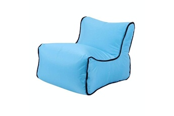 Fauteuil et pouf enfant Wewoo Mini sièges gonflables imperméables pour bébé coussin de siège de sac de haricots de sofachair furniture bleu ciel