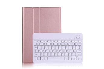 Wewoo Clavier pour tablette A860 samsung galaxy tab s6 etui détachable clavier bluetooth t660 / t865 de 10,5 pouces avec porte-stylo ceinture élastique or rose