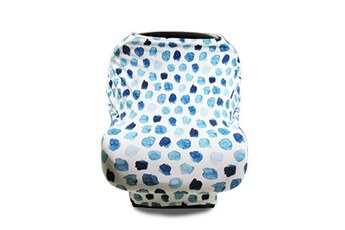 Accessoires poussettes Wewoo Housse de siège de bébé multifonctionnelle élargie pour poussette pare-brise serviette d'allaitement (points bleus)