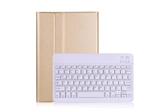 Wewoo Clavier pour tablette A860 samsung galaxy tab s6 etui détachable clavier bluetooth t860 / t865 de 10,5 pouces avec porte-stylo à sangle élastique or