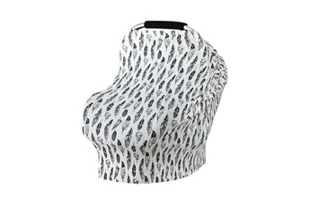 Accessoires poussettes Wewoo Couverture de poussette de coussin de siège de sécurité de serviette d'allaitement en coton multifonctionnelle (plume)