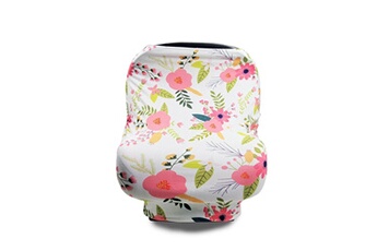Accessoires poussettes Wewoo Housse de siège de bébé multifonctionnelle élargie pour poussette pare-brise pare-brise (fleurs en feuilles)