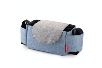 Accessoires poussettes Wewoo Sacs pour poussette de bébé grande capacité sac de couches de maman multifonctions à de voyage soins de maternité de rangement suspendu bleu