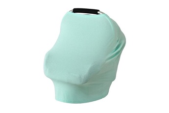 Accessoires poussettes Wewoo Housse multifonctionnelle de coussin de siège de sécurité de serviette d'allaitement en coton (vert clair)
