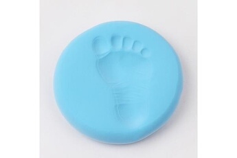 Empreinte bébé Wewoo Bébé main et pied encre modèle boue bleu
