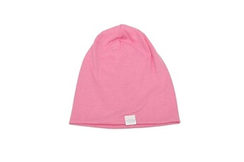 Autres cadeaux naissance Wewoo 2 pcs mignon solide coton tricoté chapeau bonnets automne hiver chaud bouchons colorés casquettes pour nouveau-né bébés enfants rose