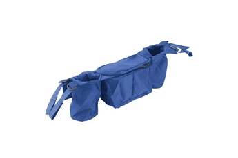Accessoires poussettes Wewoo Poussette bébé organisateur landaus voiture bouteille porte-gobelet sac pour landau buggy accessoires bleu