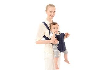 Porte-Bébés Wewoo Porte bébé infant baby ergonomique respirant mesh sling sac à dos kangourou carrier pour 1-4 age bleu foncé