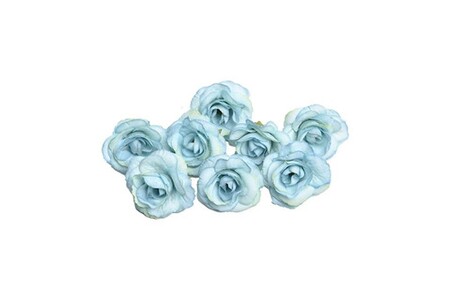 Article de décoration Wewoo Fleurs artificielles 10 ensembles 4cm fleur  artificielle soie rose tête de pour la maison de noce décoration bleu |  Darty