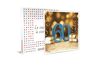 Coffret cadeau Smartbox Smartbox - coffret cadeau - joyeux anniversaire ! Pour homme 60 ans - 1 séjour ou 1 activité pour 1 personne