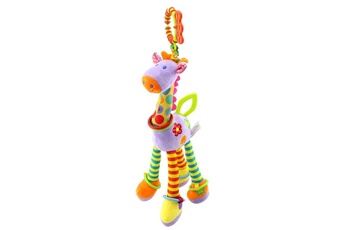 Accessoires poussettes Wewoo Jouet à suspendre pour landau 0-1 an bell dentition cloche de lit girafe (violet)