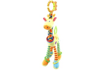 Accessoires poussettes Wewoo Jouet à suspendre pour landau de 0 à 1 an cloche de dentition cloche de lit girafe (jaune)