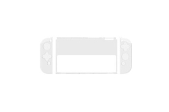 Wewoo Autre accessoire gaming Dobe game handle transparent crystal case tpu housse de protection pour switch oled console (couleur transparente)
