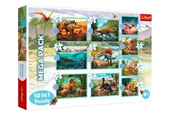 Puzzle Trefl Puzzle 10in1 meet all the dinozaurs 90390