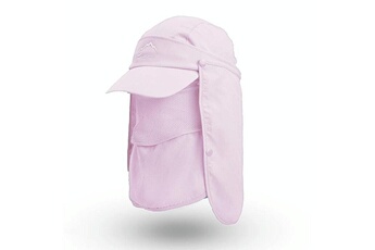 Casquette et chapeau sportswear Wewoo Chapeau de soleil multifonctionnel chapeau de protection solaire de pêche en plein air casquette de baseball à séchage rapide (rose)