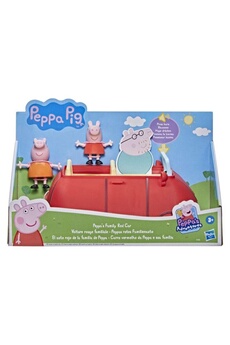 Figurine pour enfant Hasbro Set of figure peppa pig family red car