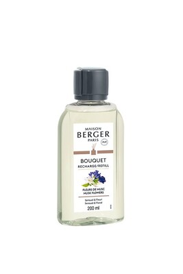 Parfum d'intérieur Maison Berger - Recharge Bouquet Fleurs de Musc 200ml