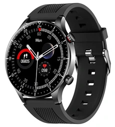 Montre connectée GENERIQUE XtraDiTech Montre Connectée Homme Fine Épaisseur 9 mm Grand Boîtier Rond Ø 46 mm Double Boutons 1 Raccourci au Sport - Noir