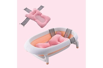 Transat de bain Wewoo Tapis de bain pour bébé de de poche antidérapant rose