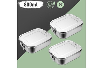 Coffret repas bébé Einfeben 2x 800ml lunch box inox lunch box inox lunch box maternelle sans bpa