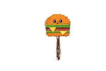 Article et décoration de fête Party Pro Pinata kawaii burger junk food