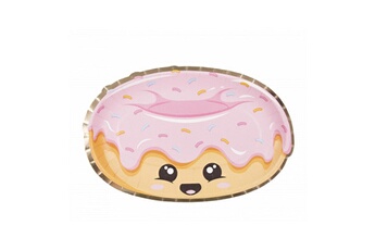 Article et décoration de fête Party Pro Assiettes donut 23 m sweety junk food x8