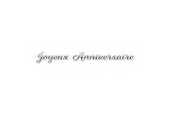 Article et décoration de fête Party Pro Guirlande lettres joyeux anniversaire