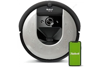 Irobot Aspirateur robot irobot roomba i7156 connecté - 0,4 l noir et gris