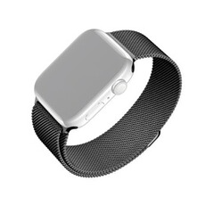 Accessoires bracelet et montre connectée GENERIQUE Bracelet à maille acier inoxydable pour Apple Watch - 38 mm