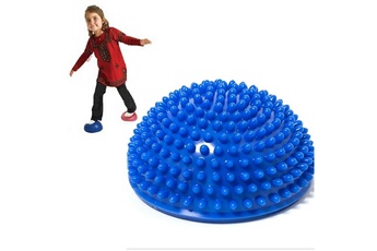 Autre jeu de plein air Wewoo Hémisphère équilibre pas à durian épi boule de massage intégration sensorielle des jeux extérieur en plein air jouets pour enfants bleu