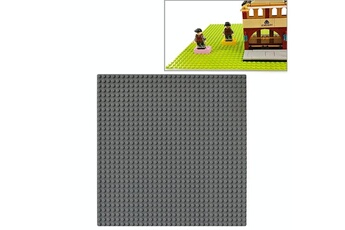 Autres jeux de construction Wewoo 32 * 32 petites particules bricolage bloc de construction plaque inférieure 25,5 * 25,5 cm de mur accessoires jouets pour enfants gris foncé