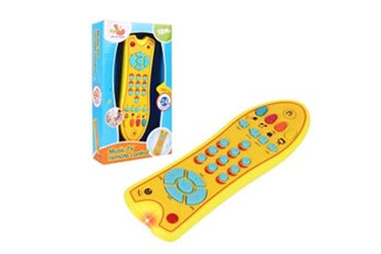 Autre jeux éducatifs et électroniques Wewoo Téléphone jouet jouets pour bébé musique mobile tv télécommande éducatifs anciens numéros électriques machine d'apprentissage à distance gris