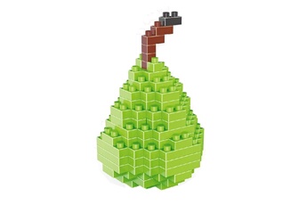 Autres jeux de construction Wewoo Jeu construction diy modèle assemblé par de blocs en particules diamant plastique poire