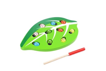 Autres jeux de construction Wewoo Jeu construction diy catch insectes jouet en bois magnétique drôle début de développement éducatif ensemble jouets pour enfants bas âge