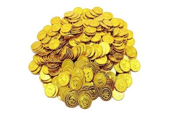 Autres jeux créatifs Wewoo Enfants pirate treasure toys chasse au trésor accessoires de jeu gold coin silver cuivre jouets numismatiques or